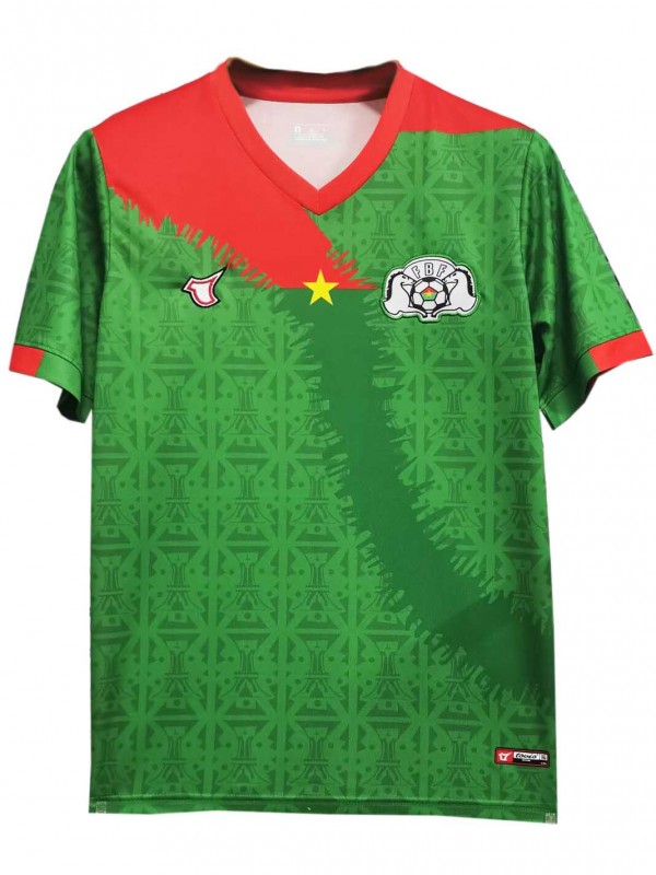 Burkina Faso maillot domicile uniforme de football premier vêtement de sport pour homme kit de football maillot haut vert 2023-2024